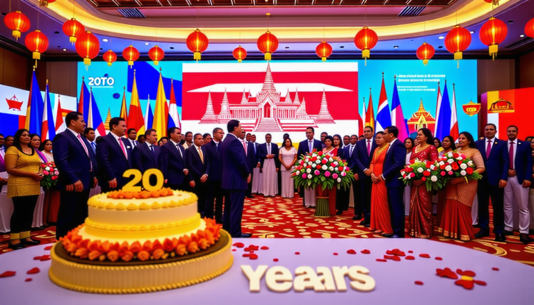 découvrez la célébration des 20 ans d'engagement du cambodge au sein de l'omc, un voyage marquant qui souligne les progrès économiques et les réformes du pays, renforçant son rôle sur la scène internationale.