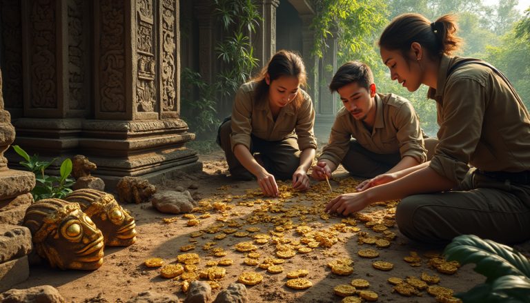 découvrez la fascinante découverte d'artefacts en or vieux de 1300 ans fouillés sous un temple en thaïlande. plongez dans l'histoire riche de ce site archéologique et explorez les trésors révélés qui racontent des histoires d'anciennes civilisations.