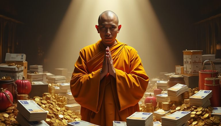 découvrez l'histoire incroyable d'un moine bouddhiste en thaïlande, devenu le centre de l'attention après avoir siphonné près de 8 millions d'euros de contributions destinées à des œuvres de charité. une affaire qui soulève des questions sur la foi, l'argent et l'intégrité au sein de la communauté bouddhiste.