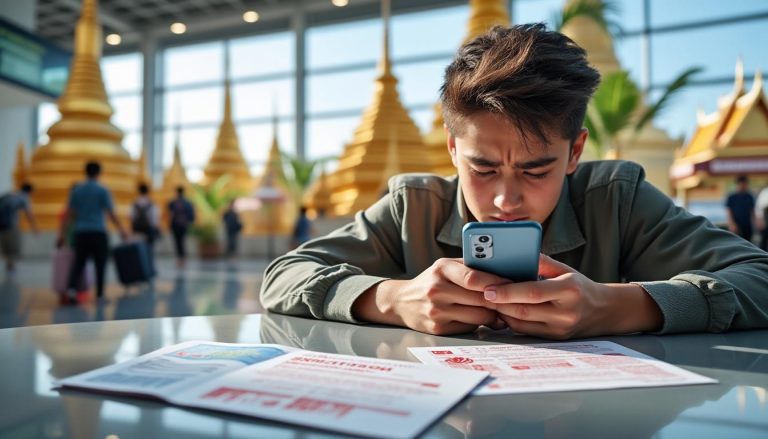 en thaïlande, 1 touriste sur 10 est victime de sites frauduleux concernant la carte d’arrivée. découvrez comment éviter ces arnaques et voyager en toute sécurité.