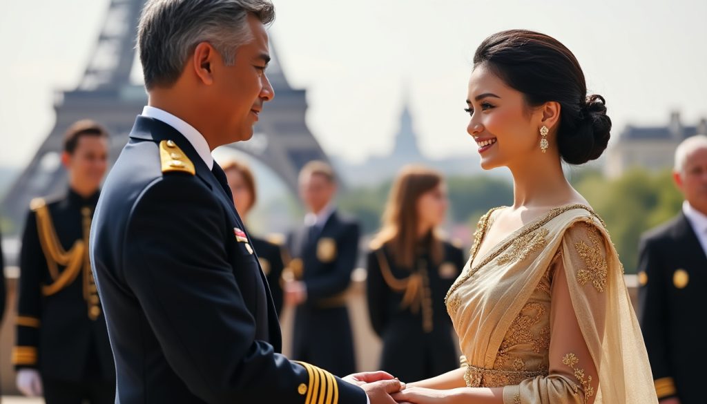 à paris, la princesse sirivannavari de thaïlande, fille du roi rama x, reçoit une distinction prestigieuse honorant son engagement et son rayonnement culturel.