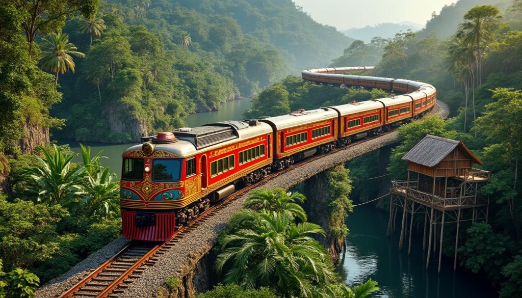 découvrez l'expérience ferroviaire unique en thaïlande avec des trains exceptionnels au monde, alliant histoire, culture et paysages époustouflants.