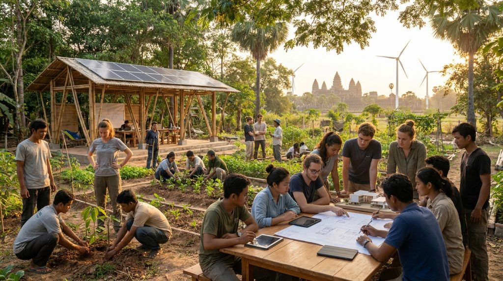 découvrez comment france alumni agit comme un moteur clé pour promouvoir le développement durable au cambodge grâce à son réseau d'anciens étudiants engagés.