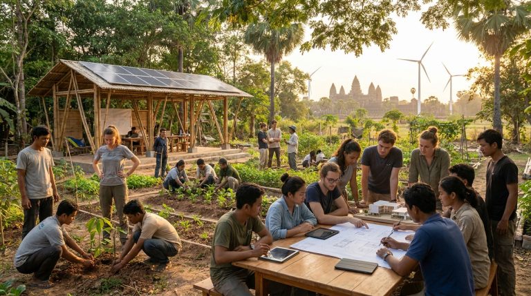 découvrez comment france alumni agit comme un moteur clé pour promouvoir le développement durable au cambodge grâce à son réseau d'anciens étudiants engagés.