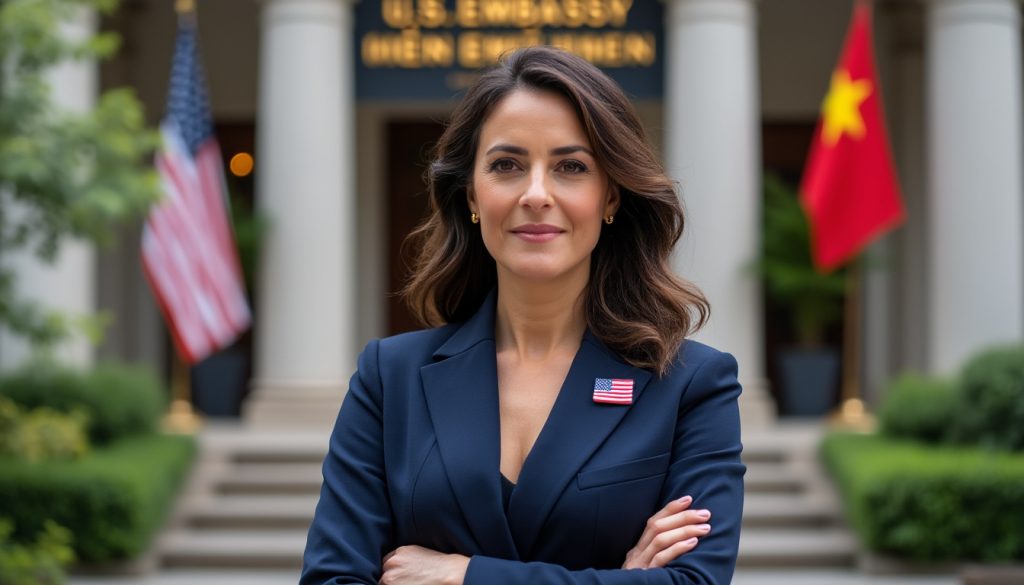 jennifer wicks mcnamara fait l'histoire en devenant la première femme ambassadrice des états-unis au vietnam, marquant une étape majeure dans les relations diplomatiques bilatérales.