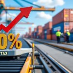les états-unis envisagent d'imposer une taxe douanière minimale de 10 % sur les importations liées au travail pour protéger l'économie nationale et favoriser la production locale.