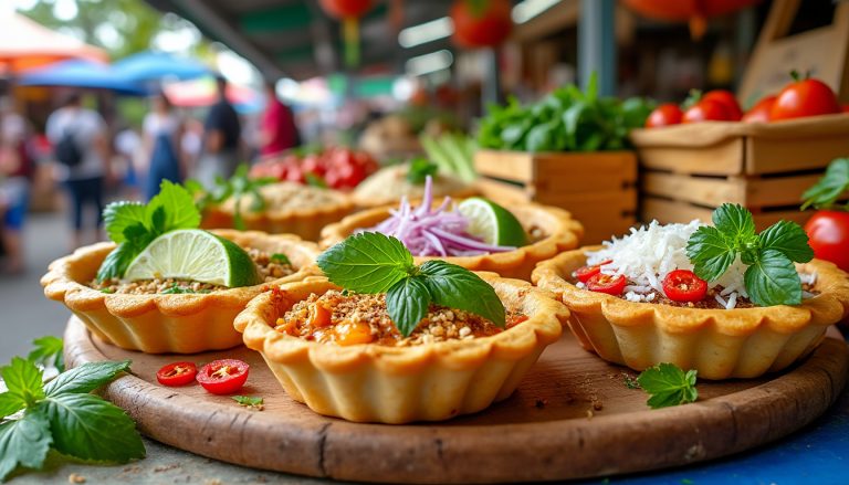découvrez les tartas aux saveurs authentiques thaïlandaises, une explosion de goûts exotiques qui débarque chaque lundi au marché. une expérience culinaire à ne pas manquer !