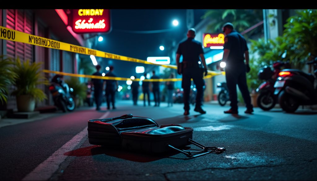 à pattaya, thaïlande, le corps d'une adolescente a été découvert dans une valise. un australien de 46 ans a été placé en garde à vue dans le cadre de cette affaire macabre.