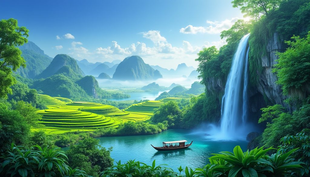 découvrez le vietnam à travers ses paysages naturels époustouflants et ses secrets incontournables qui vous laisseront sans voix. plongez au cœur d'une aventure unique entre nature et culture.