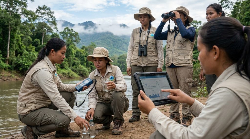 découvrez comment les femmes scientifiques au cambodge jouent un rôle clé dans la lutte contre le changement climatique, en apportant des solutions innovantes et en protégeant l'environnement.