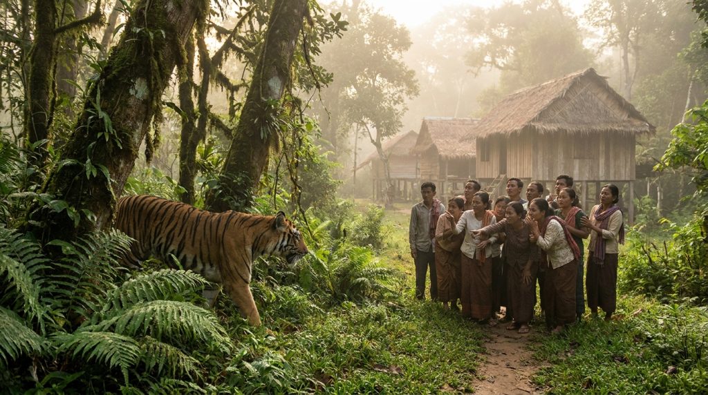 découvrez les réactions contrastées face au retour du tigre au cambodge, symbole d'espoir mais aussi de défis pour la conservation de la faune locale.