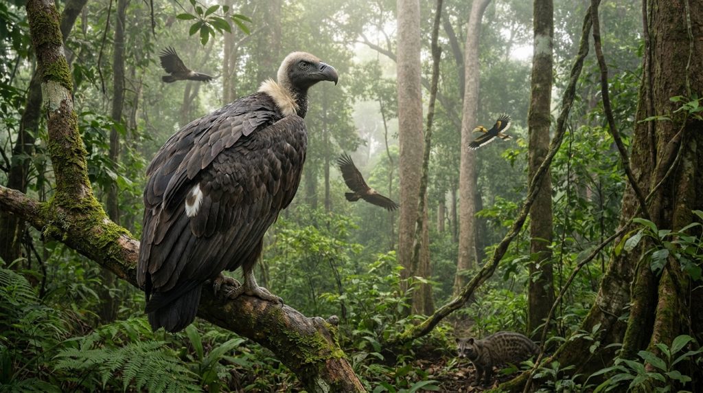 découvrez le retour encourageant d'une espèce de vautour en danger au cambodge, symbole d'espoir pour la biodiversité locale.